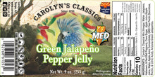 Load image into Gallery viewer, Green Jalapeño Pepper Jelly