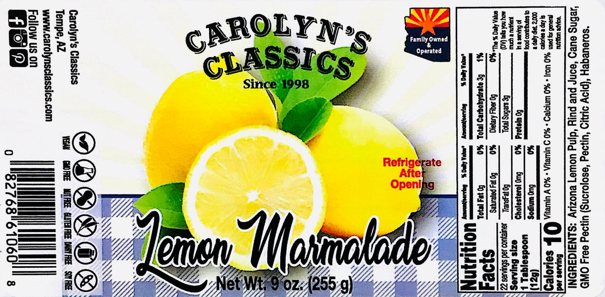 Lemon Marmalade – carolynsclassics